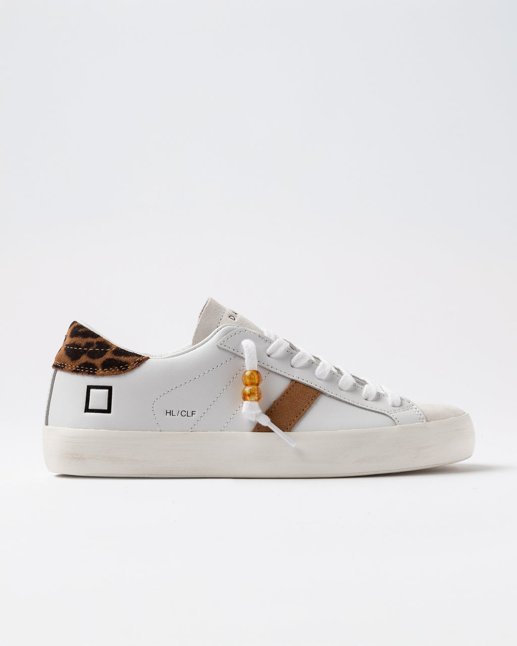 Date Hill Low Calf White-Leopard