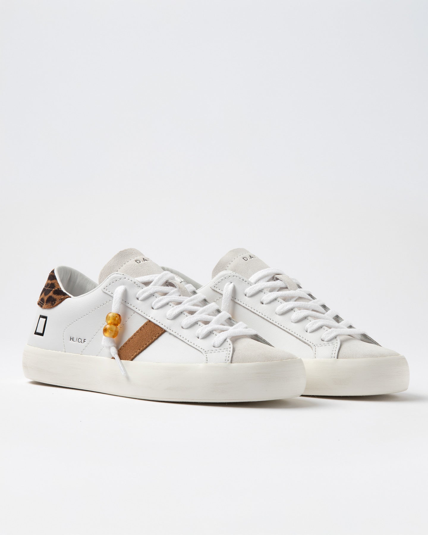 Date Hill Low Calf White-Leopard