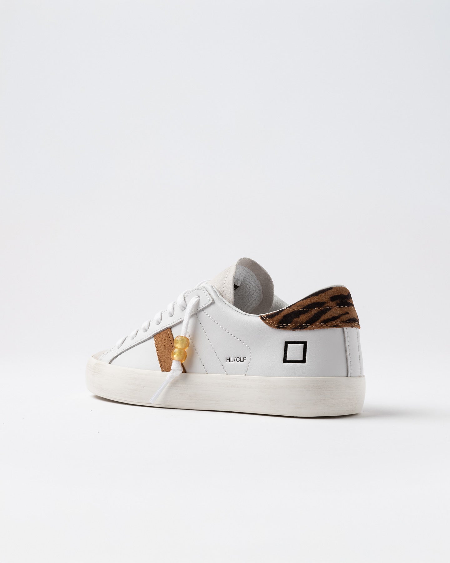 Date Hill Low Calf White-Leopard