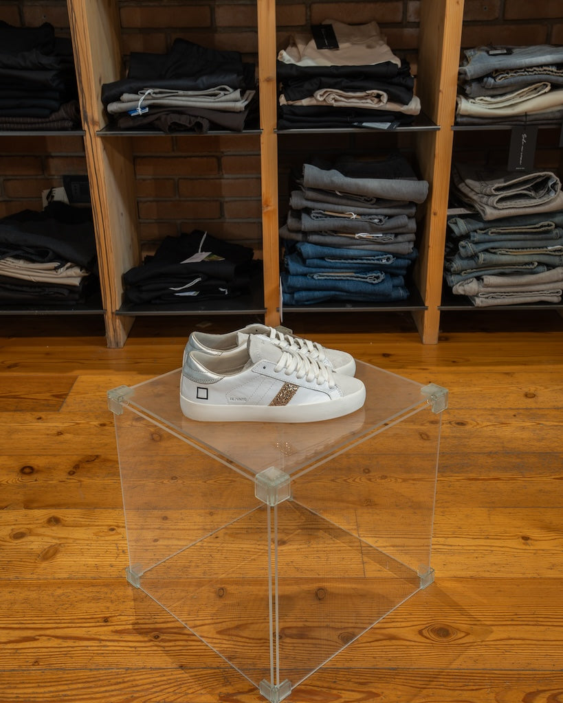 Date Hill Low Vintage Calf White Silver