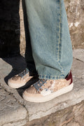 Stokton Python Glitter Bordeaux