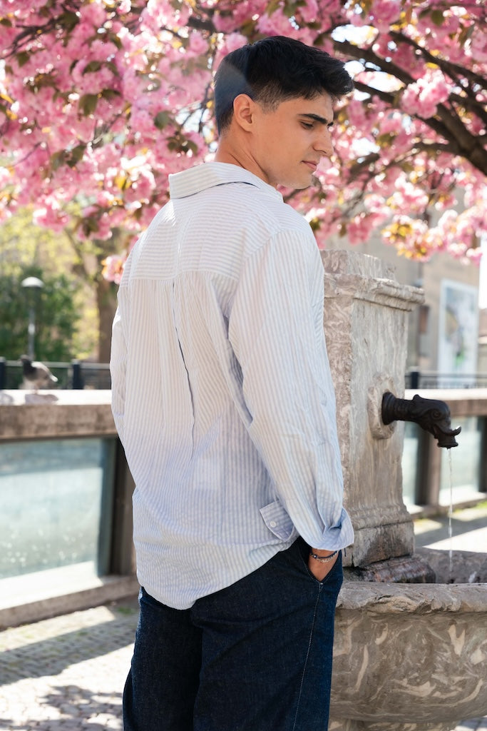 Faded Stripes Shirt Acupuncture