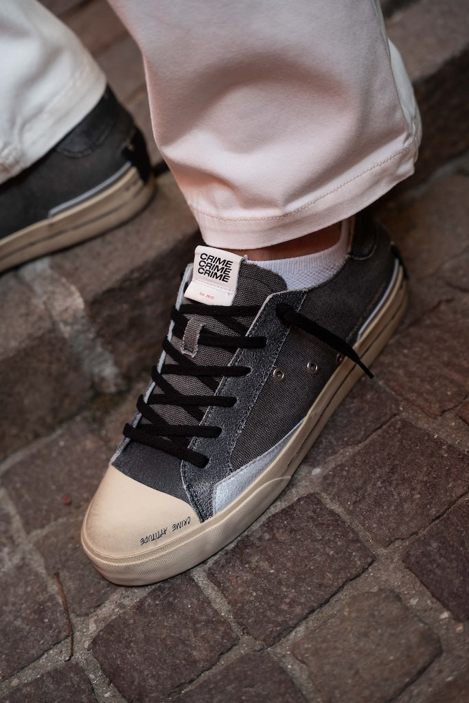 Crime London Recut Low Faded Carbon